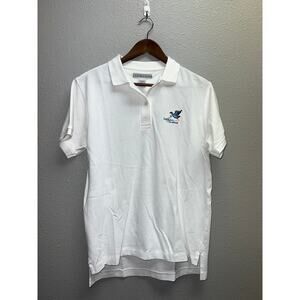 Womens Vintage Golf Hawaii Polo Shirt Sony Open in Hawaii Izod Club White Top M